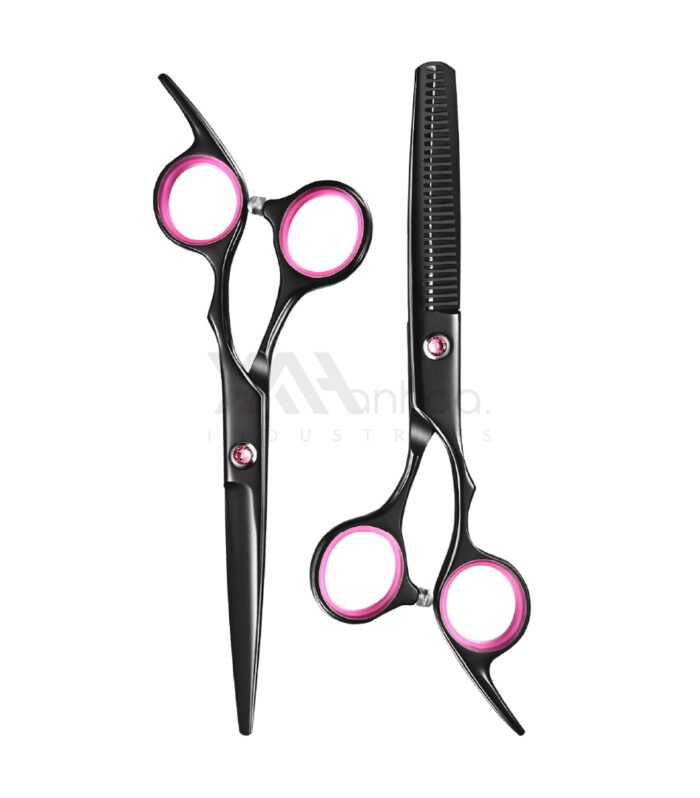 Anhaaa Professional Hair Cutting & Thinning Scissors Set | Premium Stainless Steel Barber Kit | A100.5