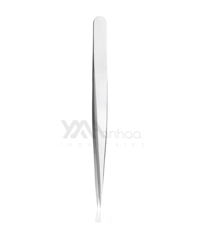 Anhaa Professional Precision Pointed Tweezer | Anti-Static Stainless Steel Beauty Tweezers | T200.3